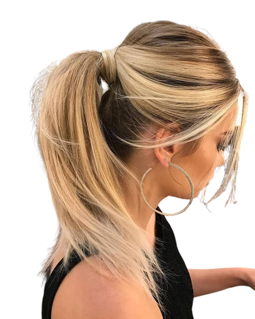ponytail | hair, blonde et ponytail