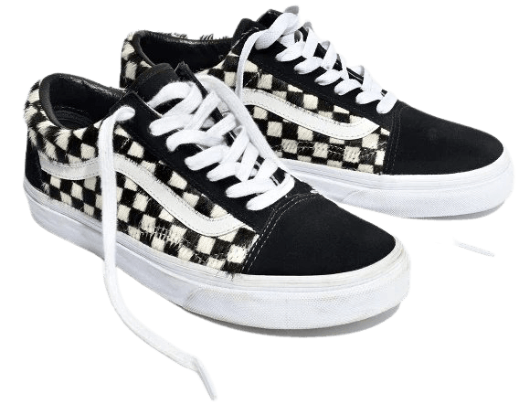 Vans x Madewell checkered Old Skool sneakers