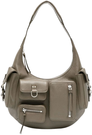 Blumarine multi-pocket Leather Shoulder Bag - Farfetch