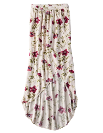 AE Floral Maxi Skirt, Lavender | American Eagle Outfitters