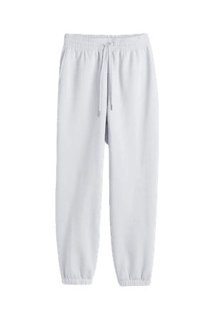Cotton-blend Sweatpants - Light blue - Ladies | H&M CA