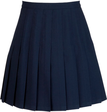 Blue School Skirt