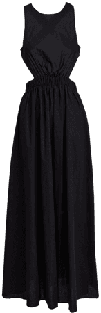 Cross-Back Maxi Dress - Women Dress - Lattelier Store