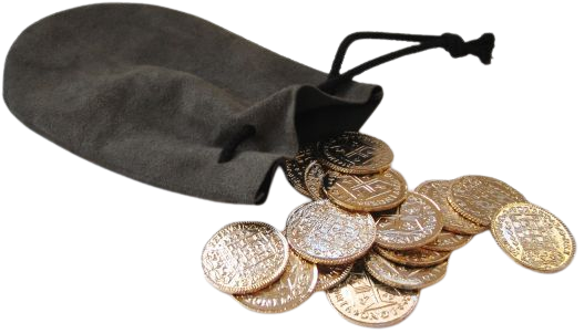 pouch of coins - Google Search