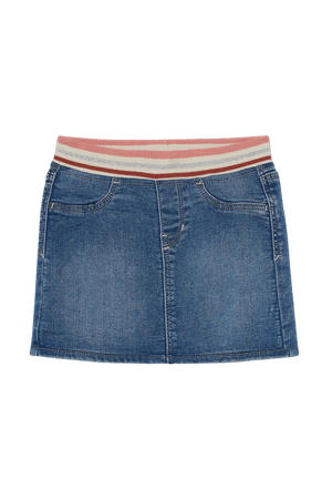 Super Soft Denim Skirt - Denim blue - Kids | H&M US