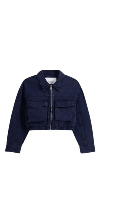 Cotton jacket with pockets - Jackets - Women | Bershka