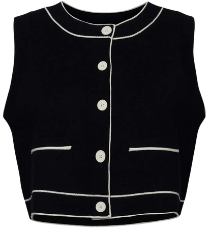 Button Up Sweater Vest | OAK + FORT