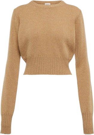 Khaite - Aroon cropped cashmere sweater