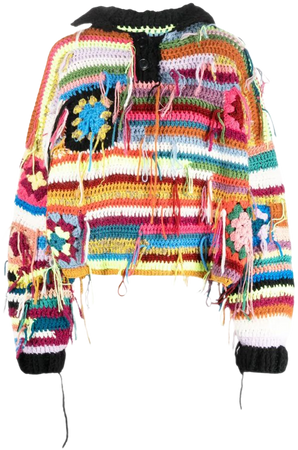 CAVIA chunky-knit polo-collar Jumper - Farfetch