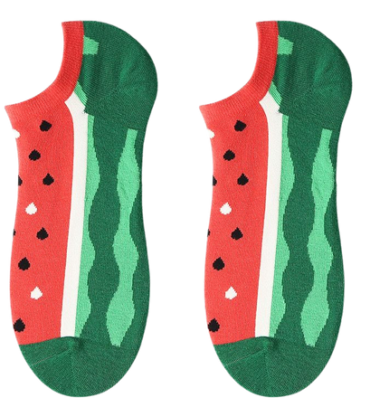 cute socks - watermelons