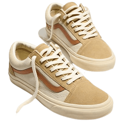 Women's Madewell x Vans® Unisex Old Skool Lace-Up Sneakers in Camel Colorblock | Madewell