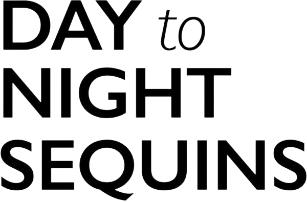 day to night sequins text