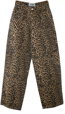 damson madder leopard jeans