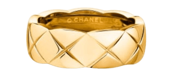 gold Chanel ring plain