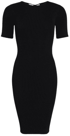 Lace Back Knit Midi Dress | Karen Millen