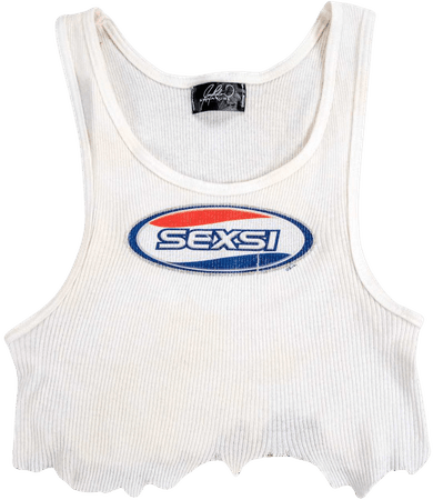 Britney Spears Owned & Worn Pepsi Cut Off Tank Top (Letter of Provenance)