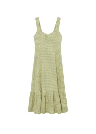 Gingham check dress - Women | Mango USA