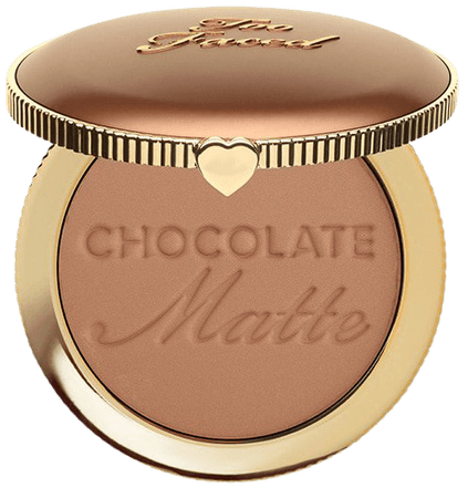 Matte Bronzer: Chocolate Soleil Bronzing Powder - Too Faced