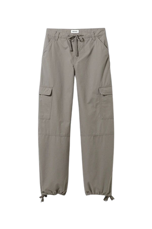 Getty Cargo Trousers - Grey - Weekday WW