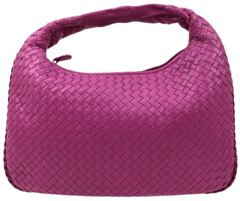 Bottega Veneta Intrecciato Hobo Hand Bag 115653 V0016 6262 Pink Leather 83773 | eBay