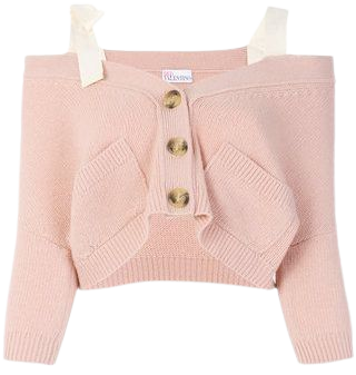pink sweater crop top