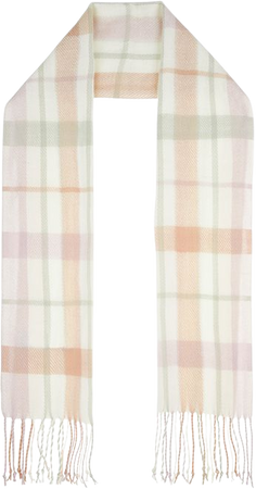 Phoebe Pastel Check Woven Scarf | Multi | One Size | 7101942900 | Monsoon