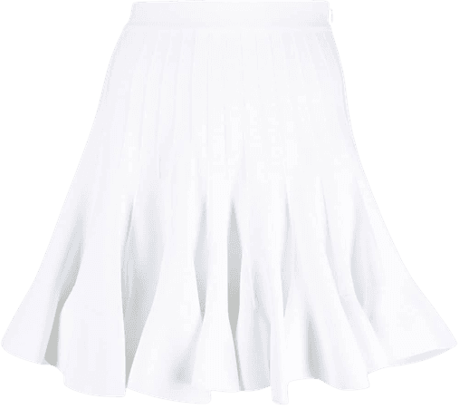 Alexander McQueen box-pleat Peplum Mini Skirt - Farfetch