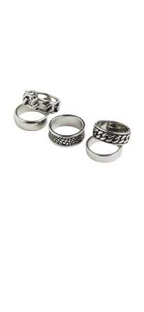 H&M 5 pack rings