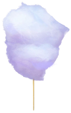 purple cotton candy