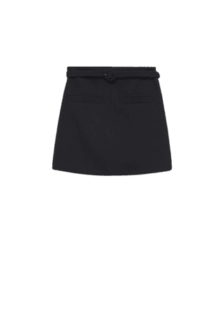 Belt miniskirt - Women | Mango USA