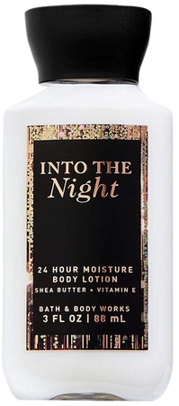 bath and body works into the night travel body lotion