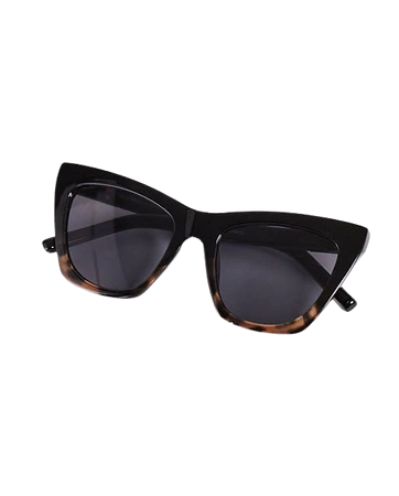 Topshop oversize cateye sunglasses black | ASOS