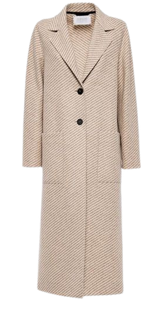 Harris Wharf Long Boxy Coat in Cream – Hampden Clothing