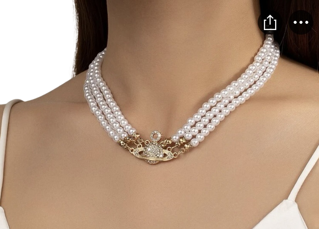 pearl vivienne Westwood necklace