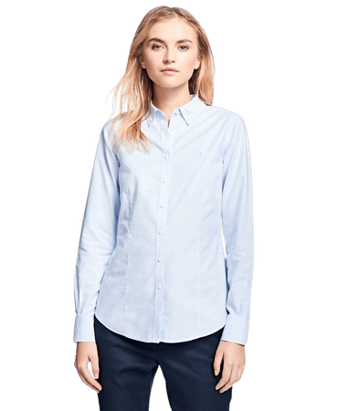 Non-Iron Tailored-Fit Supima® Cotton Dress Shirt - Brooks Brothers