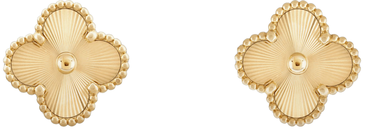 Van Cleef & Arpels - Vintage Alhambra earrings Yellow gold