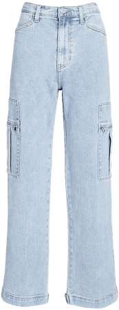 WeWoreWhat Utility High-Rise Straight-Leg Jeans | INTERMIX®