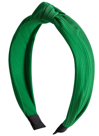 New Look green knot headband