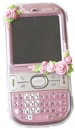 pink phone png y2k
