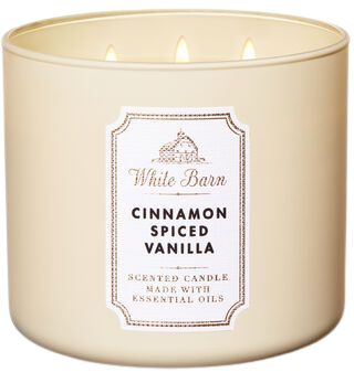 Cinnamon Spiced Vanilla 3-Wick Candle | Bath & Body Works
