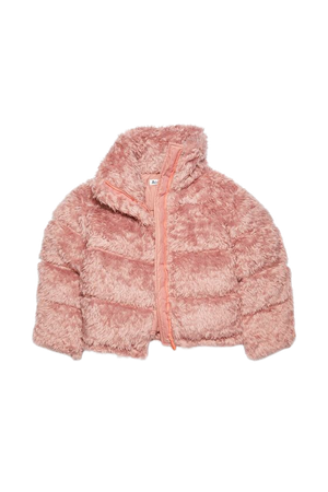 Acne Studios - Furry puffer jacket - Blossom pink