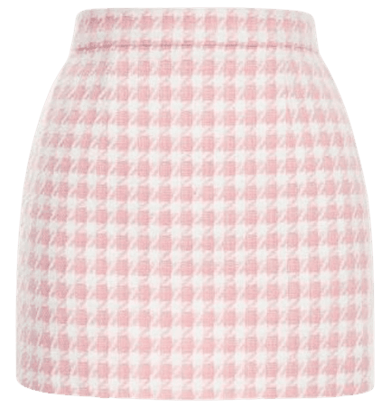 pink chanel skirt mini