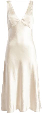 Lulus Incredible Love Cowl Back Satin Midi Dress | Nordstrom