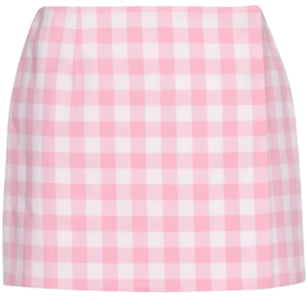 Prada Gingham Wrap Mini Skirt - Farfetch