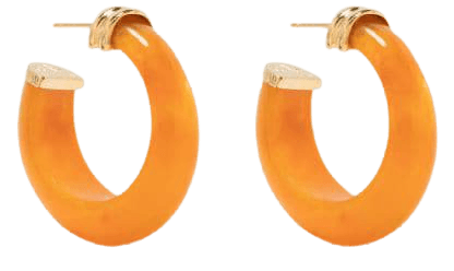 Gas Bijoux Abalone hoop earrings - FARFETCH