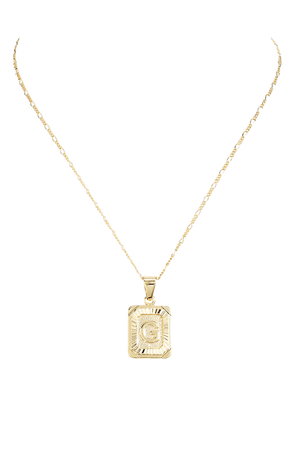 Initial Pendant Necklace G | Nordstrom