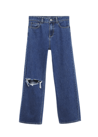 Jeans wide leg - Teenage girl | Mango Teen USA