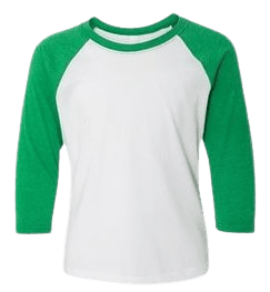 Green Raglan shirt