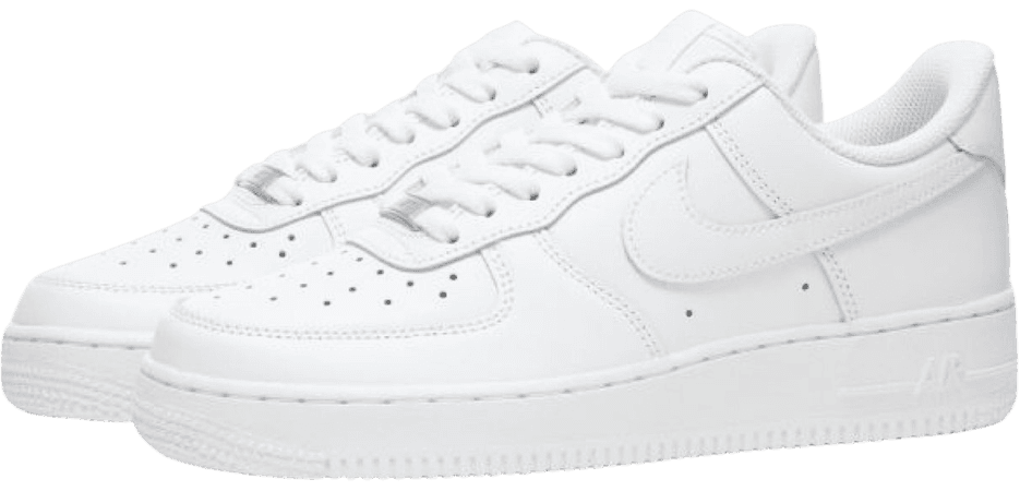 Air Force ones triple white