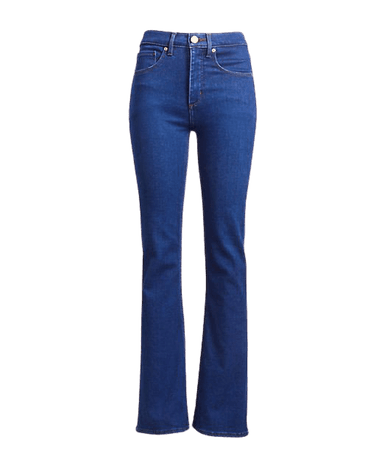 Tall High Waist Slim Flare Jeans in Bright Rinse Wash
